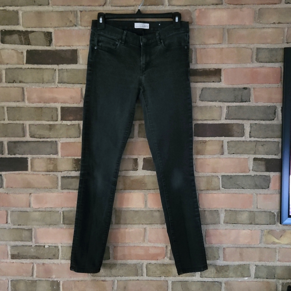 LOFT Skinny Jeans, 2, Black